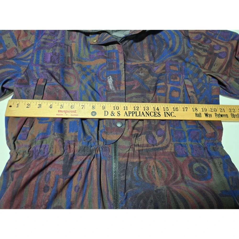 Vintage Forrester's Gore-Tex Abstract Print Ski‎ Jacket Women's M